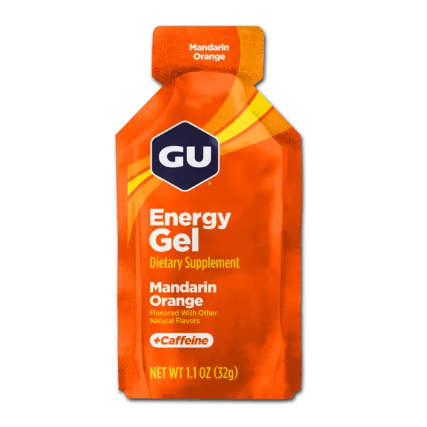Gu Energy Gel Caja 24 Unidades Orange - Gel Energético de Alto Rendimiento