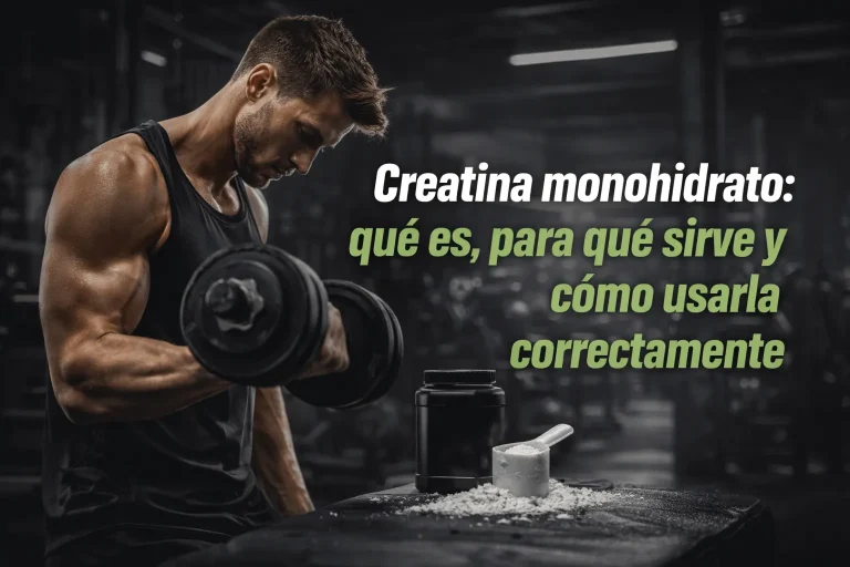 Creatina monohidrato: beneficios reales y cómo tomarla