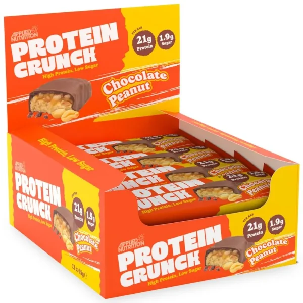 Applied Nutrition Protein Crunch Chocolate Caramel | Barra alta en proteína
