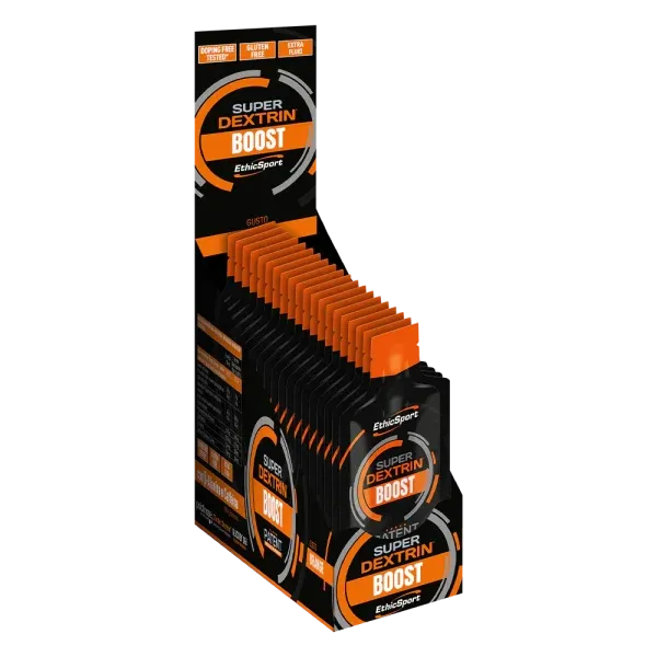 gel super dextrin boost 30 ml orange gel energetico running ciclismo