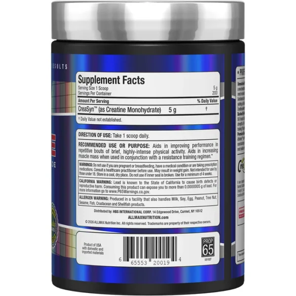 Creatina allmax kilo