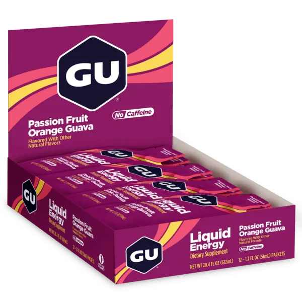 Geles Gu Liquidos Caja 12 Unidades Passion Fruit