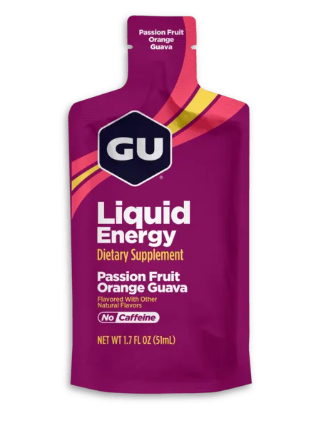 Geles Gu Liquidos Caja 12 Unidades Passion Fruit - Gel Energético de Alto Rendimiento