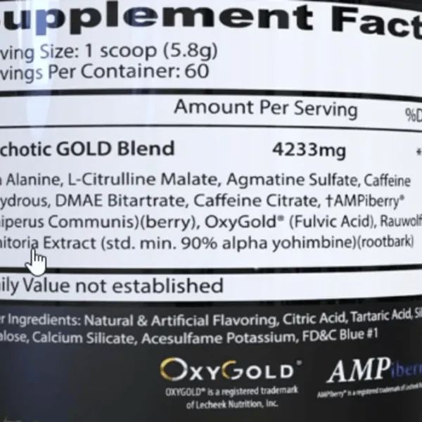 Psychotic Gold 60 Servicios